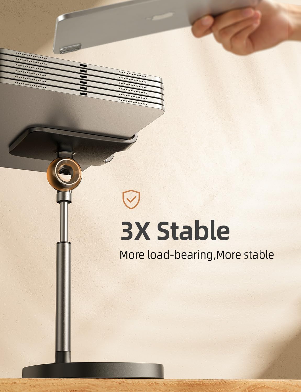 LISEN Cell Phone Stand Adjustable Phone Holer for Desk