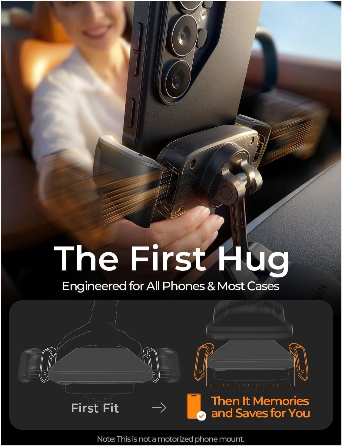 LISEN Auto-Adjust Suction Car Mount