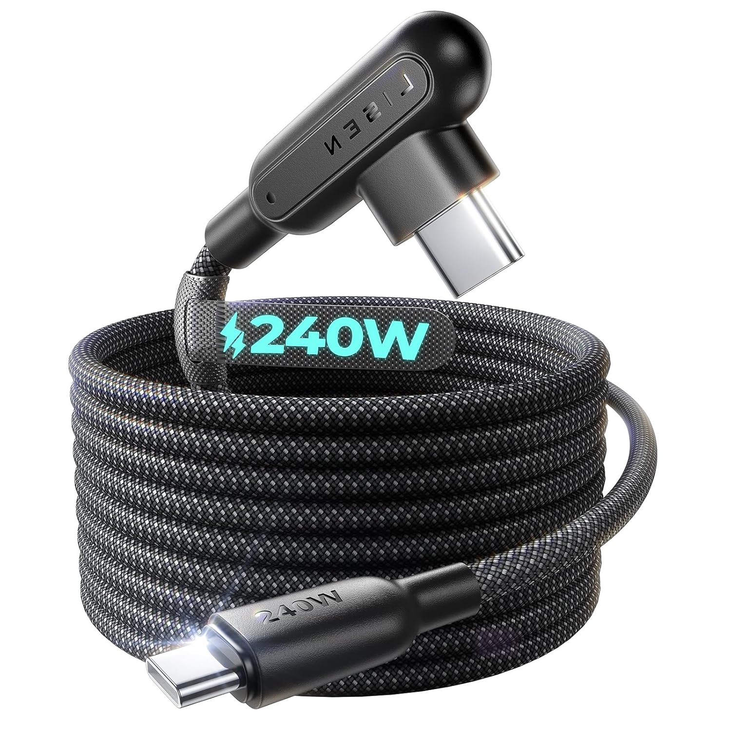 LISEN 240W USB C ケーブル 2m 