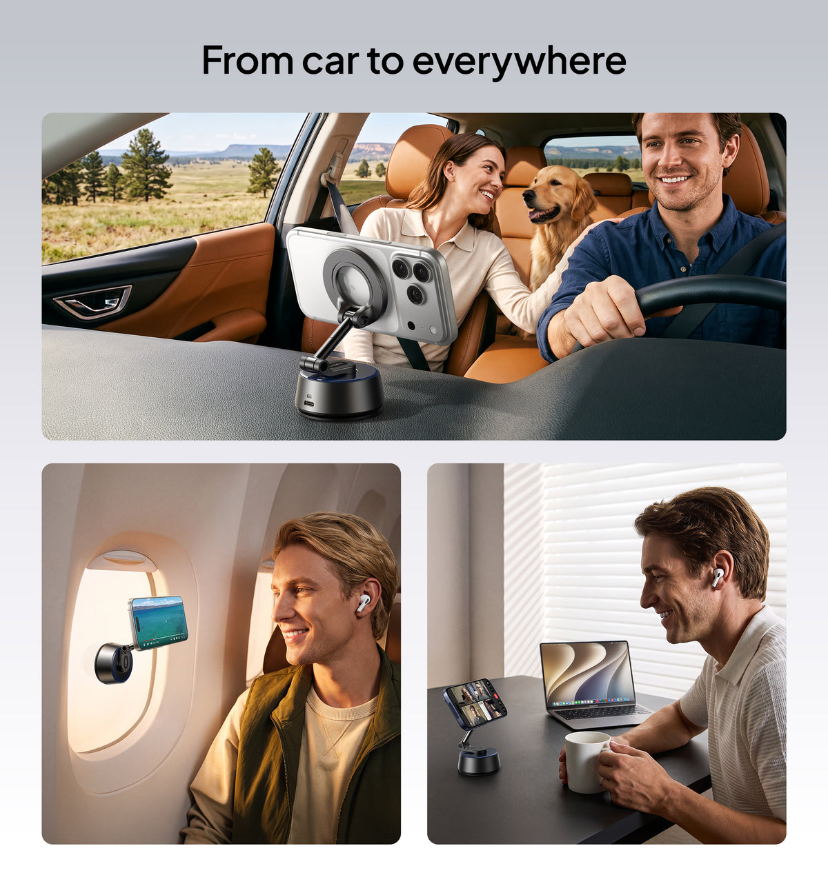 LISEN 2026 Auto-Vakuum-MagSafe-Halterung