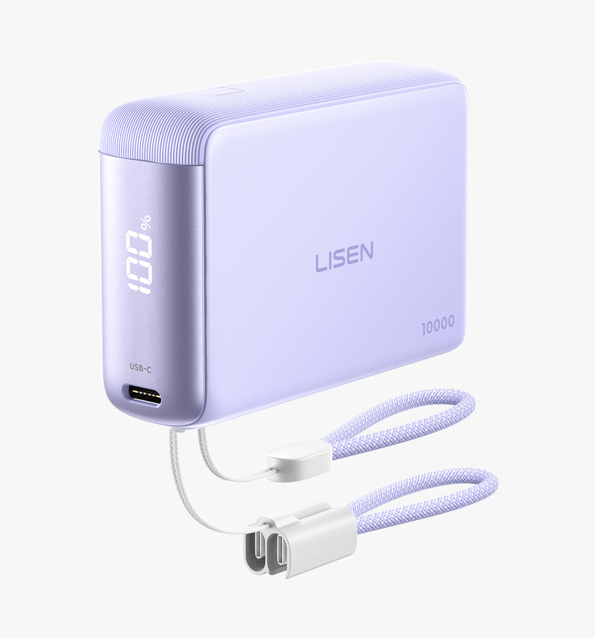 LISEN P606 45W 10K Mini Power Bank with USB-C Cable