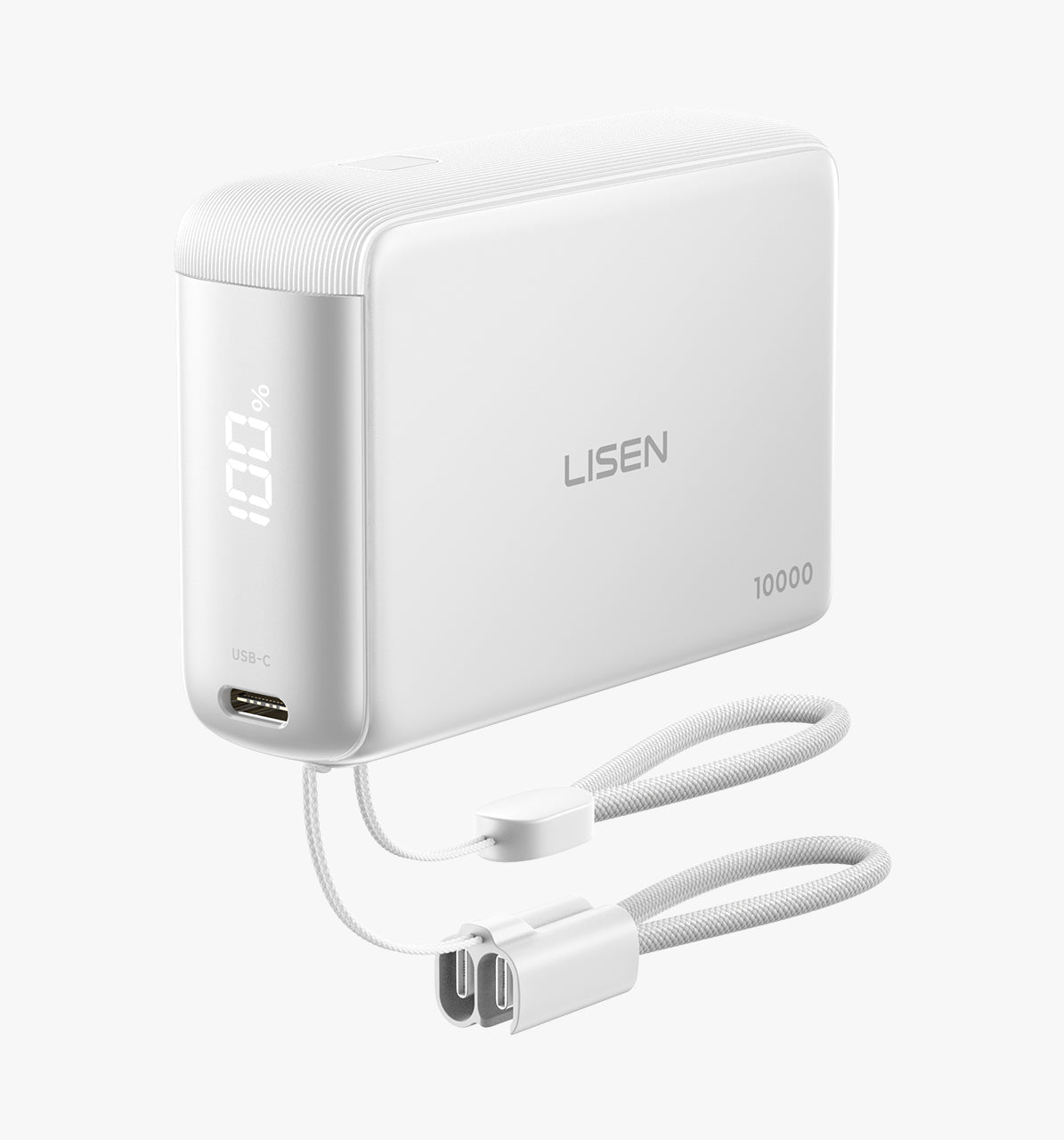 LISEN P606 45W 10K Mini Power Bank with USB-C Cable